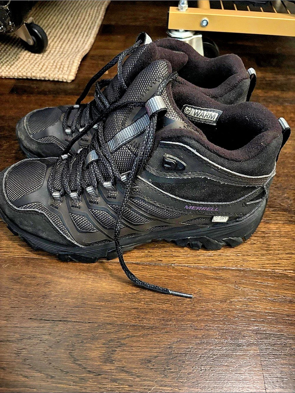 Merrell Women's Black Hiking Boots US 7.5